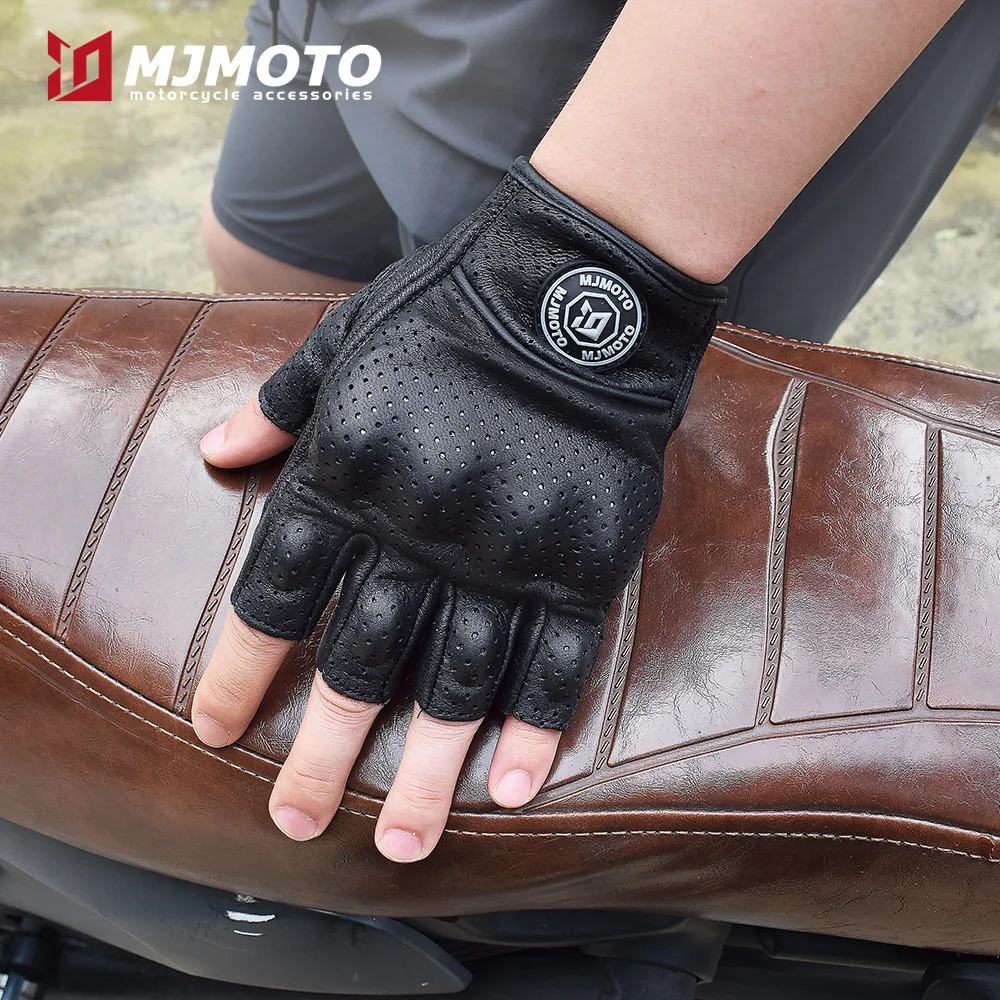 Classic Retro Leather Motorcycle Gloves Half Finger Protect Motocross Gloves Anti-fall Gloves Summer Motorbike Fingerless Glove
Classic Retro Leather Motorcycle Gloves Half Finger Protect Motocross Gloves Anti-fall Gloves Summer Motorbike Fingerless Glove