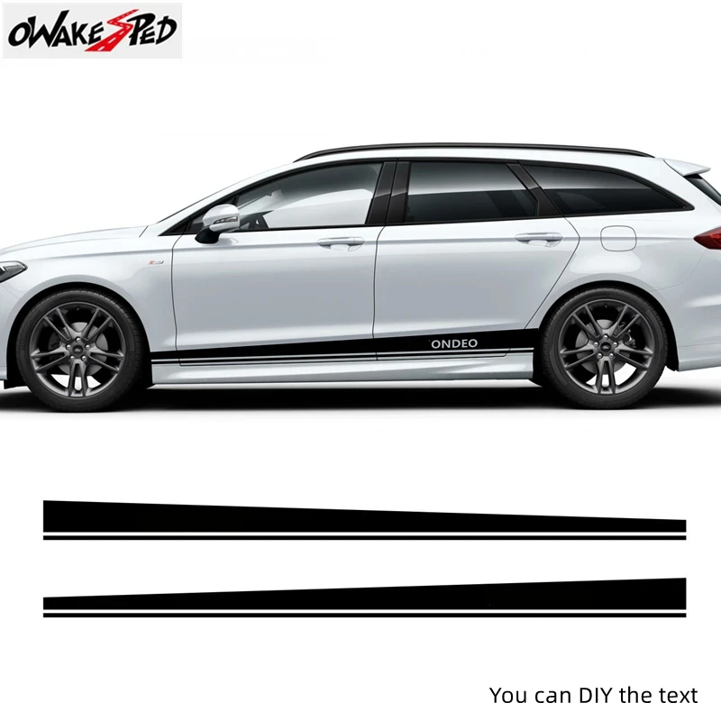2PCS Car Door Side Skirt Sticker For Ford Mondeo MK3 MK4 MK5 Racing Accessories Auto Body Decor Vinyl Decal DIY Sport Stripes
2PCS Car Door Side Skirt Sticker For Ford Mondeo MK3 MK4 MK5 Racing Accessories Auto Body Decor Vinyl Decal DIY Sport Stripes