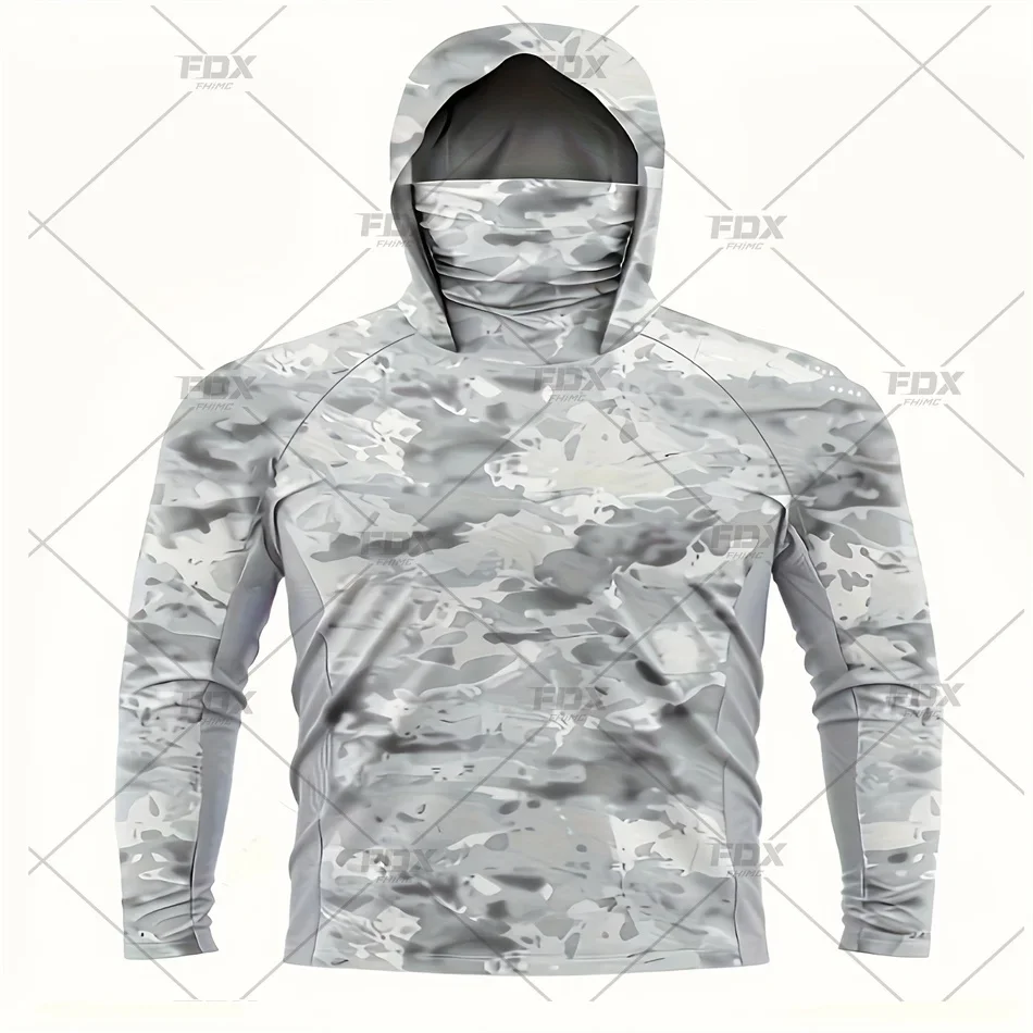 Huk Camouflage Fishing Hoodie Shirts with Mask UV Neck Gaiter Fishing Clothing Men's Long Sleeve Breathable Quick Dry T-shirts
Huk Camouflage Fishing Hoodie Shirts with Mask UV Neck Gaiter Fishing Clothing Men's Long Sleeve Breathable Quick Dry T-shirts