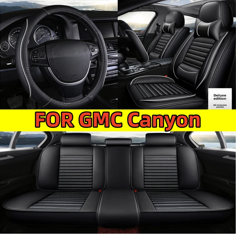 Мягкий и удобный чехол для автомобильного сиденья GMC Canyon, высококачественный защитный чехол для сиденья из искусственной кожи, водонепроницаемый 
Мягкий и удобный чехол для автомобильного сиденья GMC Canyon, высококачественный защитный чехол для сиденья из искусственной кожи, водонепроницаемый