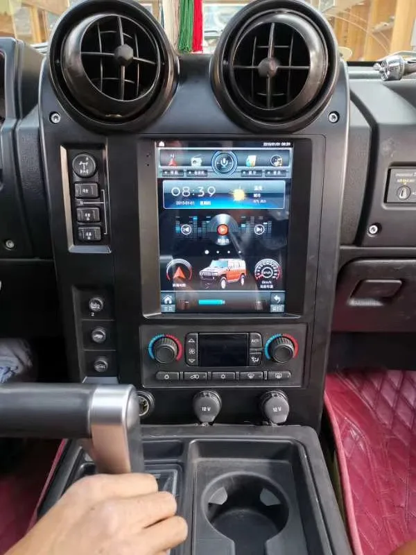 Android13 For Hummer H2 2004-2009 Car Radio Touch Scree Vertical Screen CARPLAY Car Radio Multimedia Video Player Navigation GPS
Android13 For Hummer H2 2004-2009 Car Radio Touch Scree Vertical Screen CARPLAY Car Radio Multimedia Video Player Navigation GPS