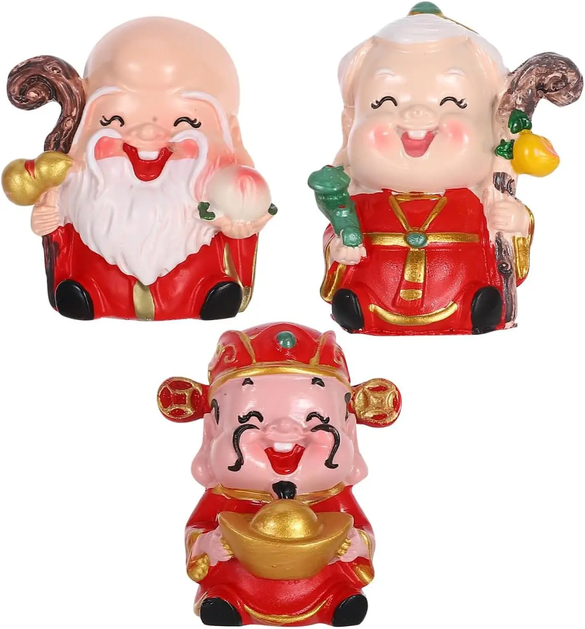 3pcs Blessing Birthday Cake Decoration, Chinese Elder Cai Shen Party Decoration, Wish Elders Health and Longevity
3pcs Blessing Birthday Cake Decoration, Chinese Elder Cai Shen Party Decoration, Wish Elders Health and Longevity