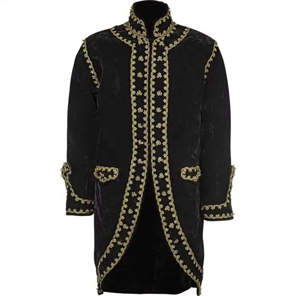 18th Century Men's Baroque Tudor Jacket Renaissance Victorian Elizabethan Coat Theater Uniform Noble Gown
18th Century Men's Baroque Tudor Jacket Renaissance Victorian Elizabethan Coat Theater Uniform Noble Gown