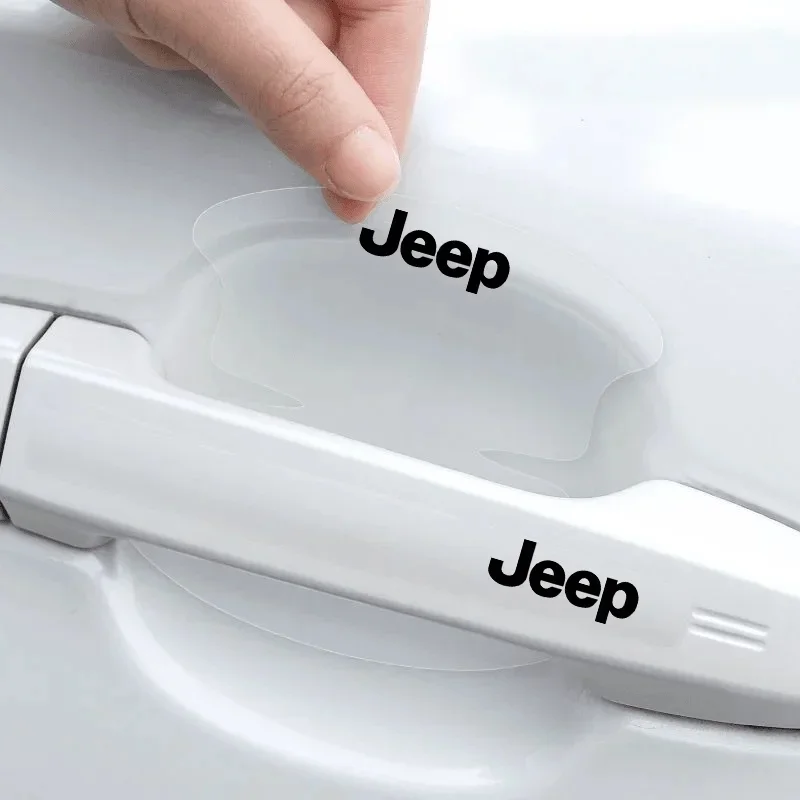 Anti-Scratch Car Door Handle Bowl Protection Film for Jeep Renegade Wrangler JK Grand Cherokee 8Pcs Transparent Car Accessories
Anti-Scratch Car Door Handle Bowl Protection Film for Jeep Renegade Wrangler JK Grand Cherokee 8Pcs Transparent Car Accessories