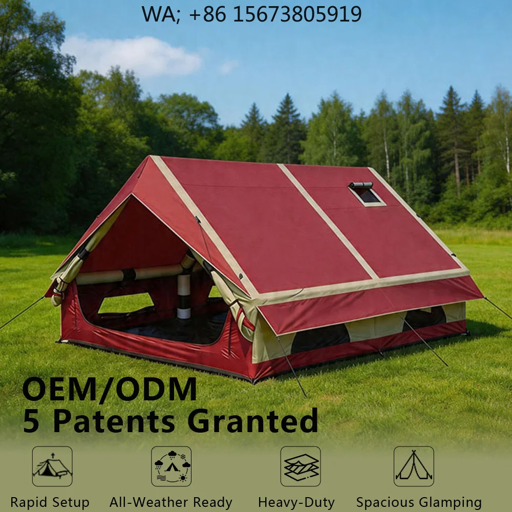 Custom Durable Inflatable Camping Tent Waterproof Portable Four‑Season Outdoor Family Shelter Fast Sample Factory Wholesale
Custom Durable Inflatable Camping Tent Waterproof Portable Four‑Season Outdoor Family Shelter Fast Sample Factory Wholesale