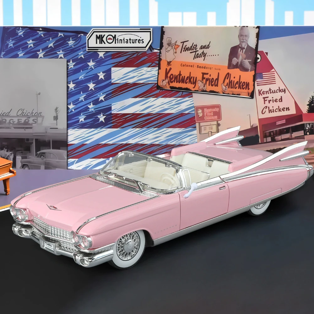 Scale 1:24 Eldorado Biarritz W140 Toy Car Model Sound Light Pull Back Wheel Steering Vehicles Models Perfect Gifts for Kids
Scale 1:24 Eldorado Biarritz W140 Toy Car Model Sound Light Pull Back Wheel Steering Vehicles Models Perfect Gifts for Kids