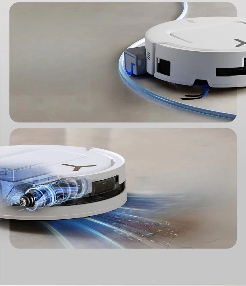 Ecovacs T80 Полностью автоматический интеллектуальный пылесос для влажной и сухой уборки, комбинированный для бытового использования, пластик
Ecovacs T80 Полностью автоматический интеллектуальный пылесос для влажной и сухой уборки, комбинированный для бытового использования, пластик