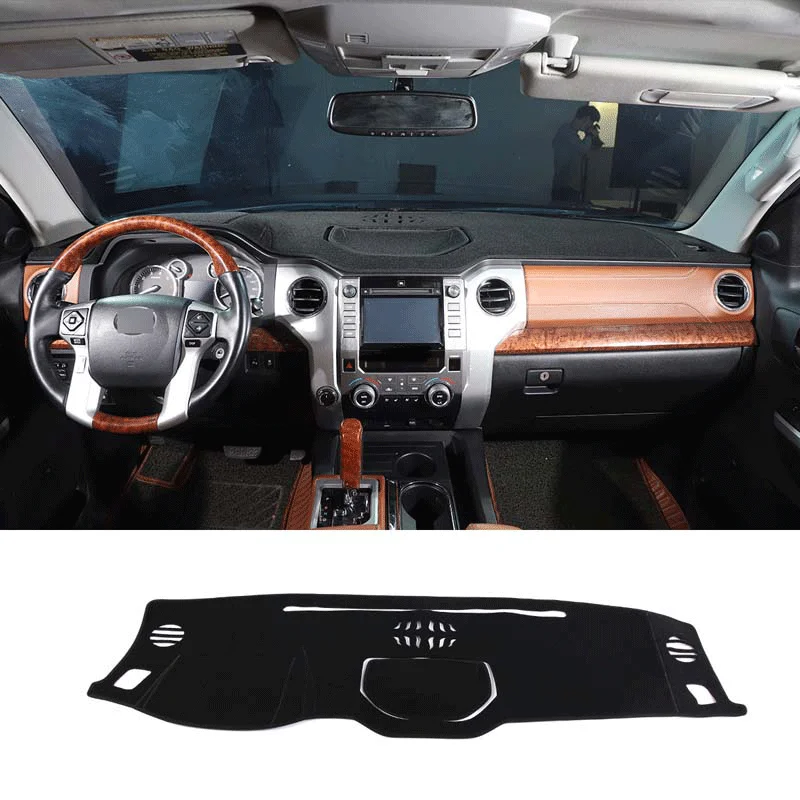 For 2014-2021 Toyota Tundra Black Car Decoration Dashboard light-proof pad Center console sun pad Car interior accessories
For 2014-2021 Toyota Tundra Black Car Decoration Dashboard light-proof pad Center console sun pad Car interior accessories