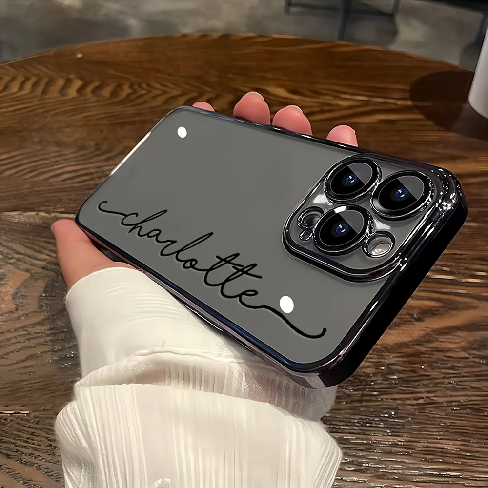 Personalized Custom Name Phone Case Personalized Initials Soft Clear TPU For iPhone 11 To 16 Pro Max Plus With Lens Protector
Personalized Custom Name Phone Case Personalized Initials Soft Clear TPU For iPhone 11 To 16 Pro Max Plus With Lens Protector