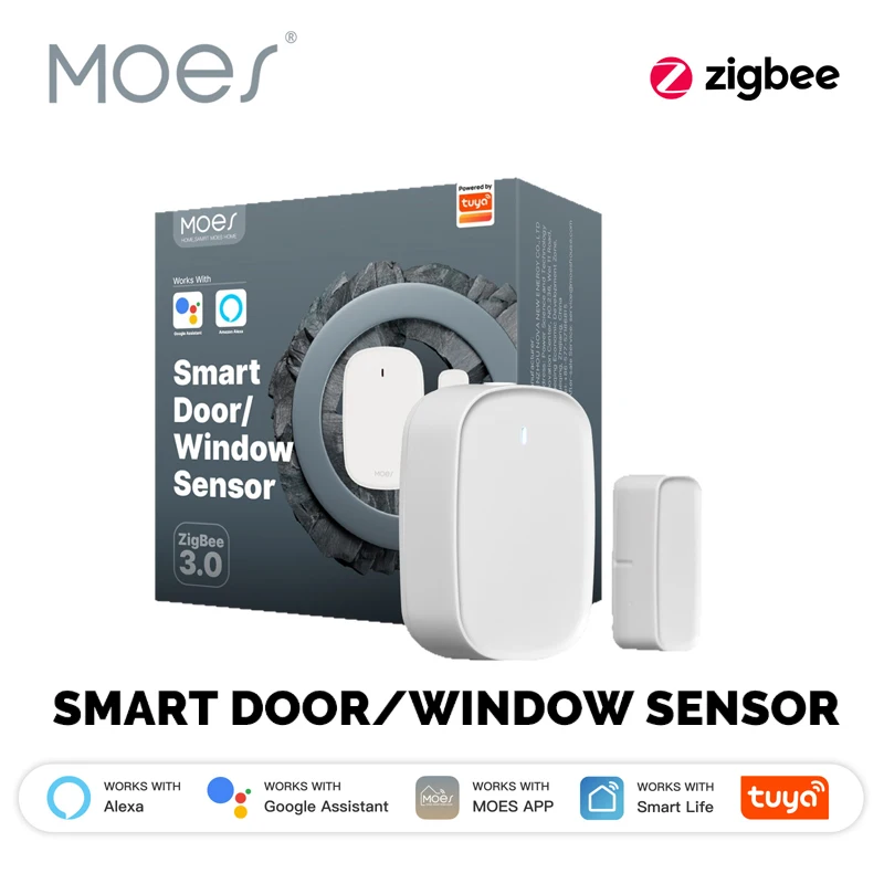 MOES Tuya ZigBee Smart Window Door Gate Sensor Detector Smart Home Security Alarm System Smart Life Tuya App Remote Control
MOES Tuya ZigBee Smart Window Door Gate Sensor Detector Smart Home Security Alarm System Smart Life Tuya App Remote Control