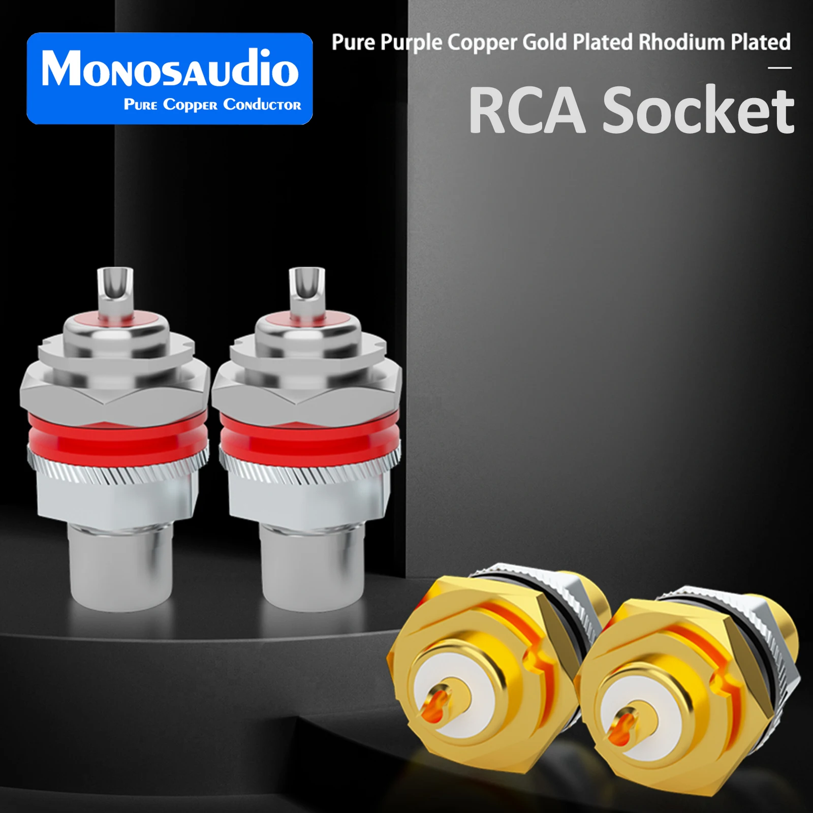 Разъемы RCA Monosaudio C401R/G из чистой меди, клеммное шасси, чистая медь, золото/родий, доступны изоляционные металлические разъемы
Разъемы RCA Monosaudio C401R/G из чистой меди, клеммное шасси, чистая медь, золото/родий, доступны изоляционные металлические разъемы