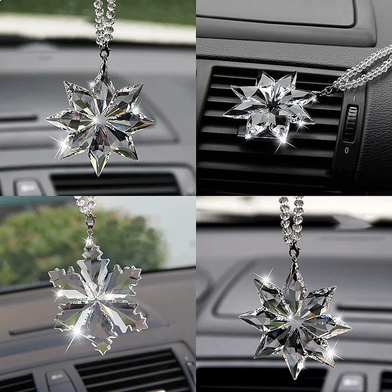 Transparent Crystal Snowflakes Car Pendant Decoration Ornaments Sun Catcher Snowflake Hanging Trim Accessories Christmas Gifts
Transparent Crystal Snowflakes Car Pendant Decoration Ornaments Sun Catcher Snowflake Hanging Trim Accessories Christmas Gifts