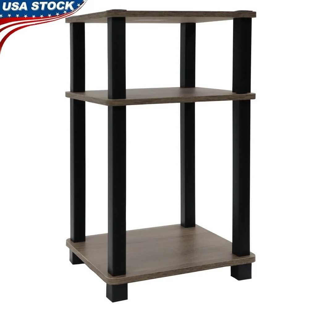 Three Tier Shelf Side Table Easy Assembly Modern Woodgrain Finish Indoor Storage Unit Living Room Bedroom Family Room
Three Tier Shelf Side Table Easy Assembly Modern Woodgrain Finish Indoor Storage Unit Living Room Bedroom Family Room