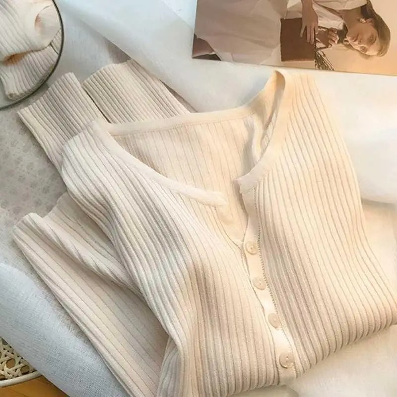 Вязаные изделия: белый вязаный свитер с круглым вырезом, женские кардиганы, модный вязаный свитер с длинными рукавами, кардиган, женские топы, женская одежда Q3323
Вязаные изделия: белый вязаный свитер с круглым вырезом, женские кардиганы, модный вязаный свитер с длинными рукавами, кардиган, женские топы, женская одежда Q3323