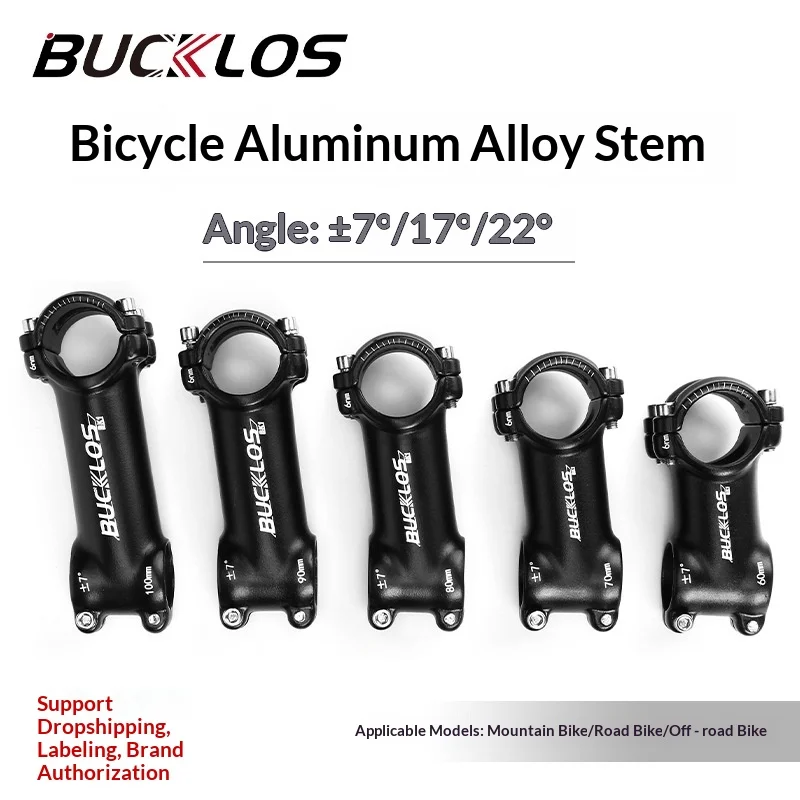 BUCKLOS Bike Handlebar Stem Ultralight Aluminum Alloy Matte Hollow Black Plus Minus 7 17 22 Degrees For Mountain Road Bicycle
BUCKLOS Bike Handlebar Stem Ultralight Aluminum Alloy Matte Hollow Black Plus Minus 7 17 22 Degrees For Mountain Road Bicycle