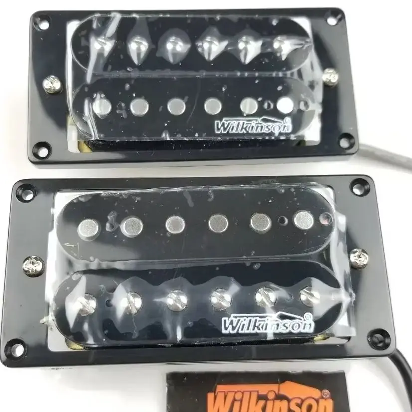 HX---brand new-Wilkinson WOHHB Black open Double coil Electric Guitar Humbucker Pickups (Bridge & Neck Pair)
HX---brand new-Wilkinson WOHHB Black open Double coil Electric Guitar Humbucker Pickups (Bridge & Neck Pair)