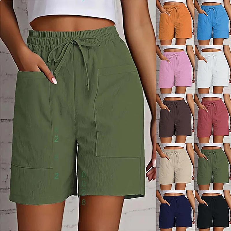 Summer Shorts Women Casual High Waist Loose Pocket Shorts Solid Fashionable Jumpsuit Playsuit
Summer Shorts Women Casual High Waist Loose Pocket Shorts Solid Fashionable Jumpsuit Playsuit