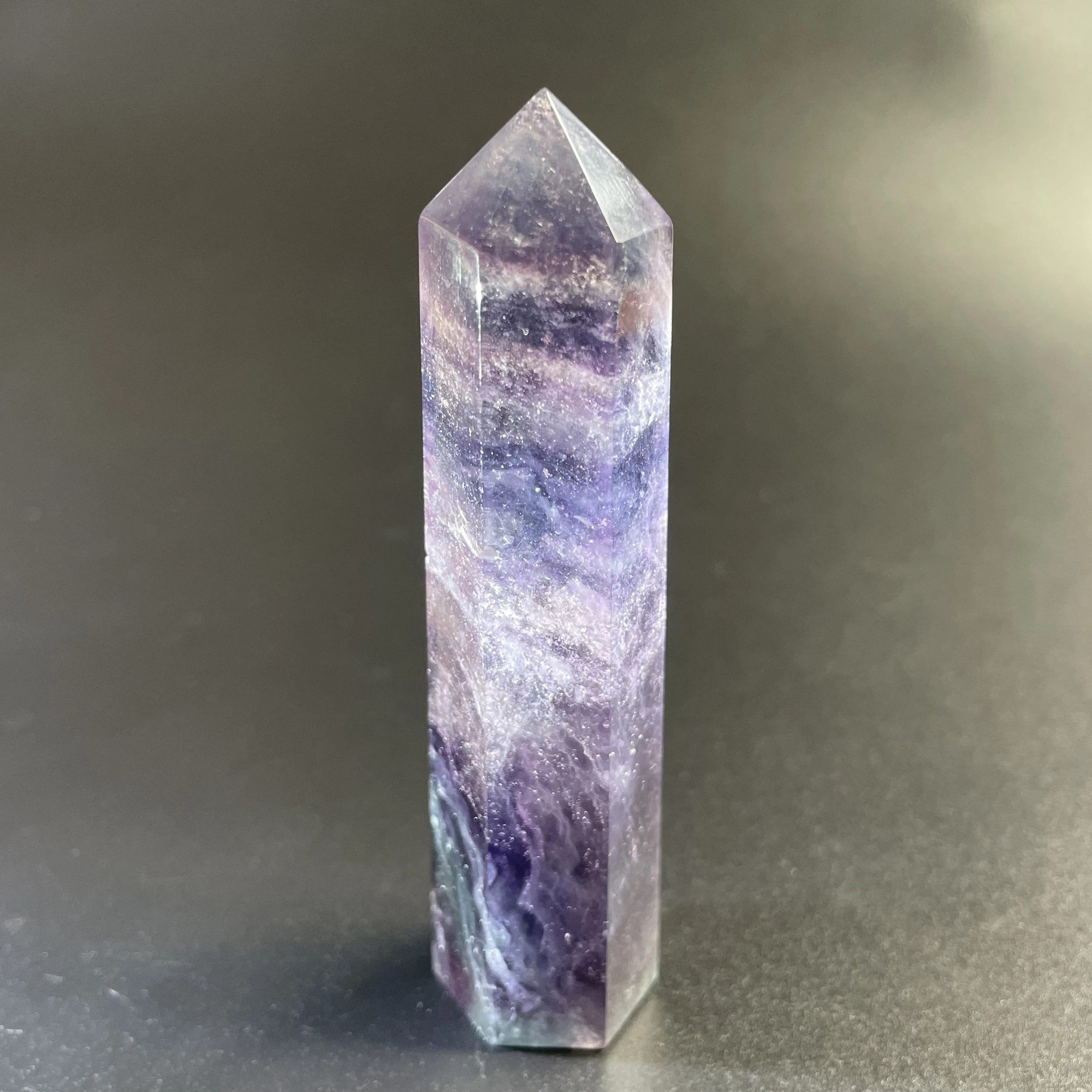 Natural Colorful Fluorite Tower Crystal Quartz Point Rainbow Home Decoration Obelisk Stone
Natural Colorful Fluorite Tower Crystal Quartz Point Rainbow Home Decoration Obelisk Stone