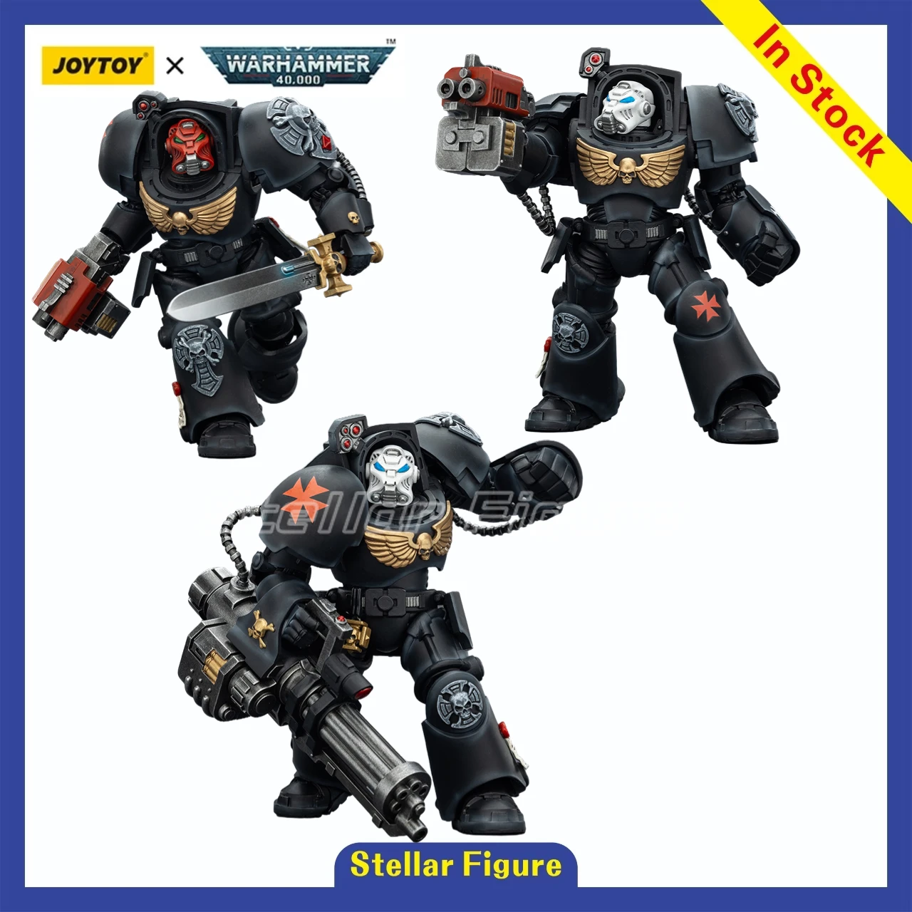 Предзаказ: Фигурка JOYTOY Warhammer 40K 1/18, Терминаторы Чёрных Храмовников 1 2 3 с энергетическим мечом и бластером Storm Bolter, модель игрушки
Предзаказ: Фигурка JOYTOY Warhammer 40K 1/18, Терминаторы Чёрных Храмовников 1 2 3 с энергетическим мечом и бластером Storm Bolter, модель игрушки
