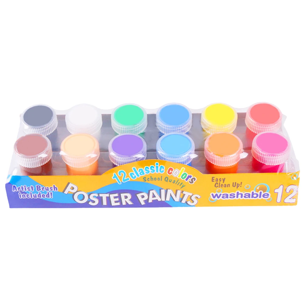 Washable Finger Palm Paint Set 12 Colors Kids Painting Kit Graffiti Pigment Crafts Water Soluble Dry Quickly Clean Easily
Washable Finger Palm Paint Set 12 Colors Kids Painting Kit Graffiti Pigment Crafts Water Soluble Dry Quickly Clean Easily