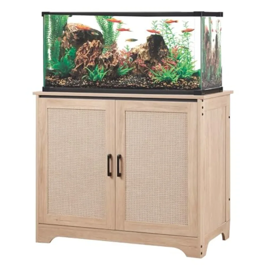 20-40 gallon Aquarium Stand, Fish Tank Stand with Storage Cabinet, Wooden Tank Stand for Turtle Tank, Reptile Terrarium, Nature
20-40 gallon Aquarium Stand, Fish Tank Stand with Storage Cabinet, Wooden Tank Stand for Turtle Tank, Reptile Terrarium, Nature