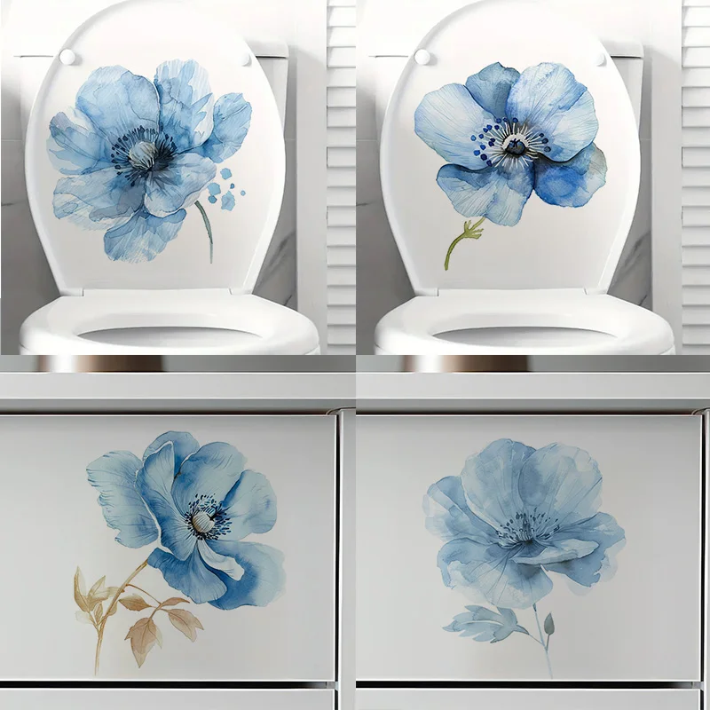 Blue Flowers Stickers, Bedroom Entryway Living Room Porch Home Decoration Wall Stickers, Removable Stickers
Blue Flowers Stickers, Bedroom Entryway Living Room Porch Home Decoration Wall Stickers, Removable Stickers