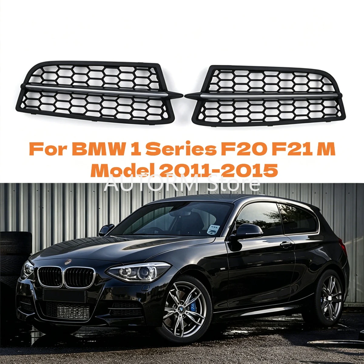 Car Honeycomb Front Bumper Fog Light Grille For BMW 1 Series F20 F21 M Model 2011 2012 2013 2014 2015 Lower Lamp Cover
Car Honeycomb Front Bumper Fog Light Grille For BMW 1 Series F20 F21 M Model 2011 2012 2013 2014 2015 Lower Lamp Cover