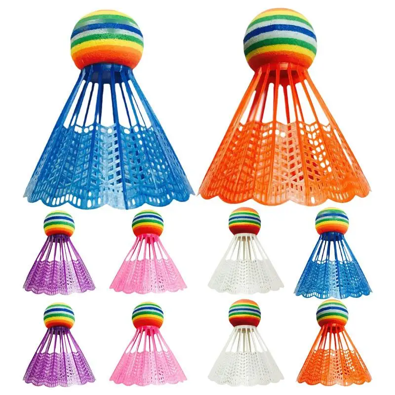 Colorful Badminton Balls Nylon Colorful Badminton Kit Lightweight Training Tool For Garden Playground Home Gym Balcony
Colorful Badminton Balls Nylon Colorful Badminton Kit Lightweight Training Tool For Garden Playground Home Gym Balcony