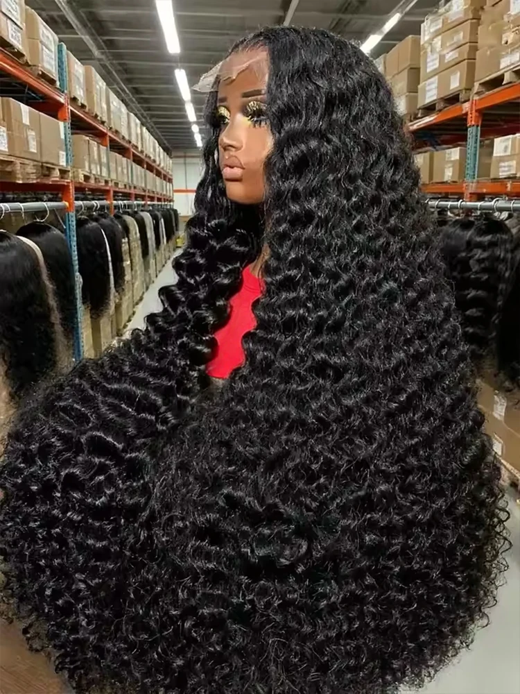 40 46 Inch Deep Wave 13x6 HD Lace Front Human Hair Wig 300% Density Transparent 13x4 Water Curly Lace Frontal Wigs For Women
40 46 Inch Deep Wave 13x6 HD Lace Front Human Hair Wig 300% Density Transparent 13x4 Water Curly Lace Frontal Wigs For Women