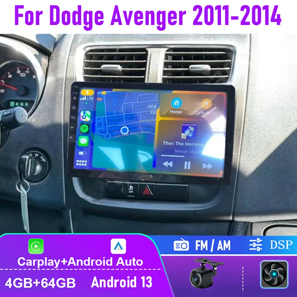 10" 4+64GB For Dodge Avenger 2011-2014 Android 13 Carplay Car Stereo Radio Reversing Image GPS Navi
10" 4+64GB For Dodge Avenger 2011-2014 Android 13 Carplay Car Stereo Radio Reversing Image GPS Navi