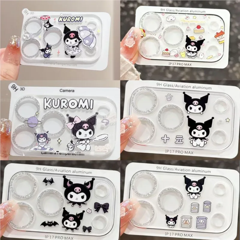 Cute Kuromi Camera Lens Protector for iPhone 17 Pro Max 17 Pro 3-in-1 Full Cover Glitter Film HD Clear Tempered Glass
Cute Kuromi Camera Lens Protector for iPhone 17 Pro Max 17 Pro 3-in-1 Full Cover Glitter Film HD Clear Tempered Glass