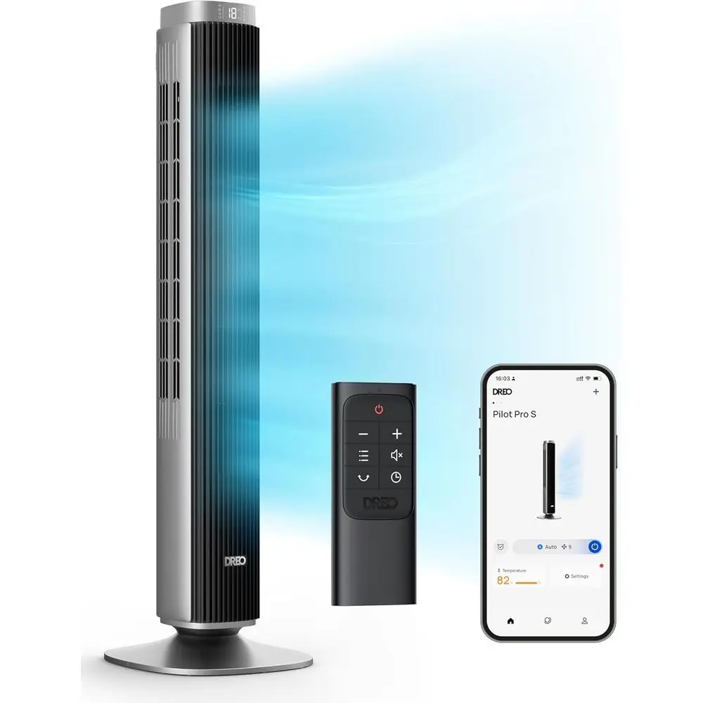 Tower an or Bedroom, Standing Oscillating an with 40t ar Airlow, 20dB Quiet, 12 Speeds, 28t/s Velocity, Smart Control, DC Motor,
Tower an or Bedroom, Standing Oscillating an with 40t ar Airlow, 20dB Quiet, 12 Speeds, 28t/s Velocity, Smart Control, DC Motor,