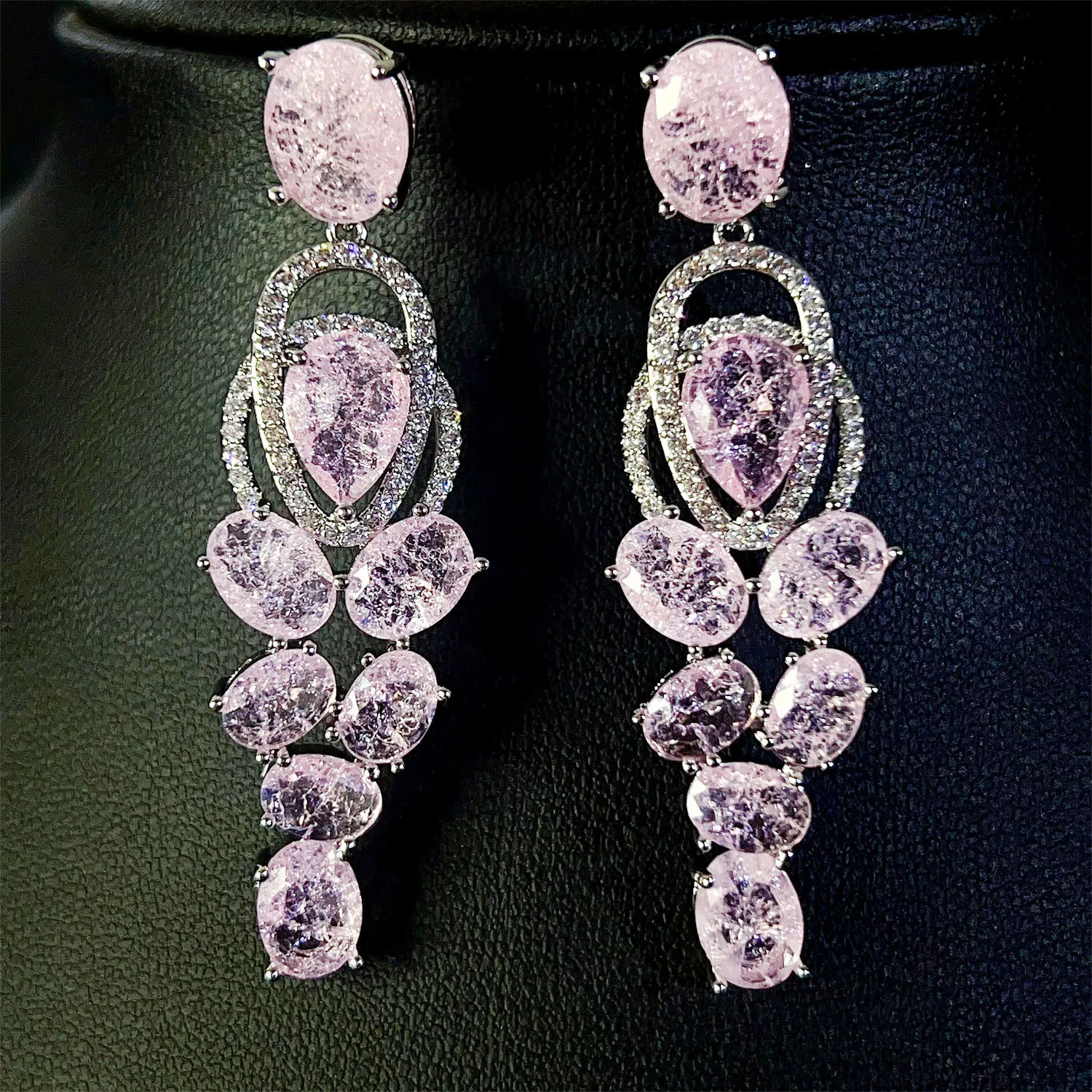 New Hot Sale Dazzling Multi-Color Jewelry Dress Accessories Pink Earrings Women's Daily Holiday Ball Wedding Gift E313
New Hot Sale Dazzling Multi-Color Jewelry Dress Accessories Pink Earrings Women's Daily Holiday Ball Wedding Gift E313