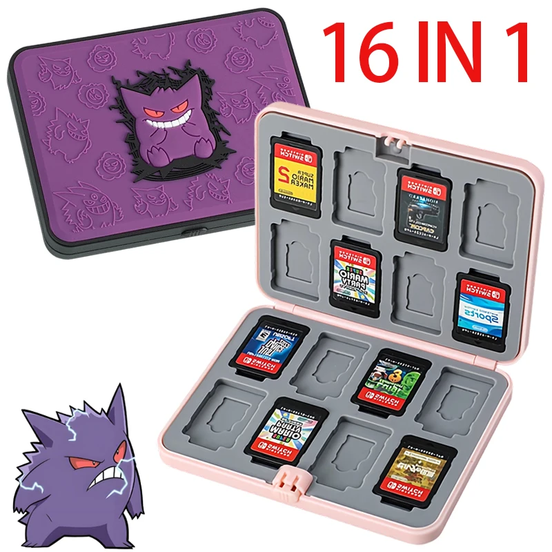 16 In 1 Gengar Game Card Case For Nintendo Switch Anime Relief Magnetic Card Box Shockproof Protective Storage Game Accessories
16 In 1 Gengar Game Card Case For Nintendo Switch Anime Relief Magnetic Card Box Shockproof Protective Storage Game Accessories