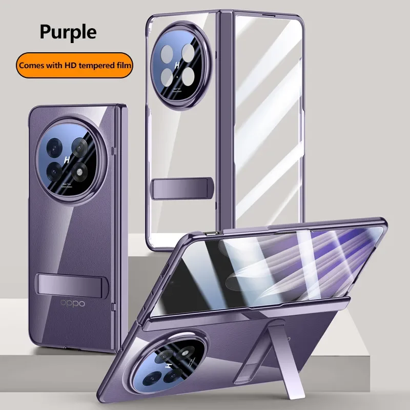 Plating Clear All-included Stand Case For OPPO Find N5 N 5 FindN5 5G Magnetic Hinge Holder Protective Cover With Tempered Film
Plating Clear All-included Stand Case For OPPO Find N5 N 5 FindN5 5G Magnetic Hinge Holder Protective Cover With Tempered Film