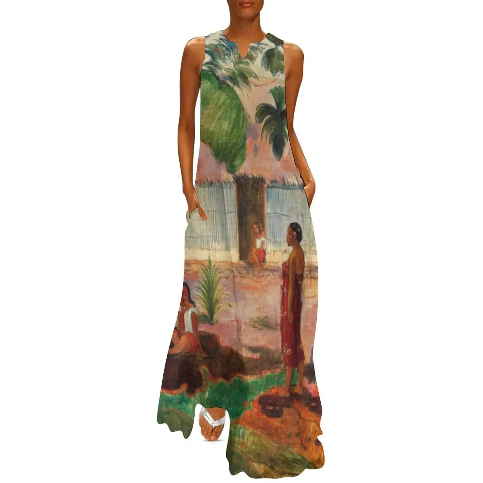 The Large Tree (1891) by Paul Gauguin. Long Dress women's luxury party dress dresses for women clothes for women Dress
The Large Tree (1891) by Paul Gauguin. Long Dress women's luxury party dress dresses for women clothes for women Dress