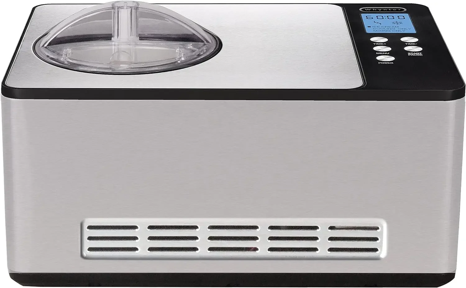 ICM-200LS Automatic Ice Cream Maker 2.1 Quart Capacity with Built-in Compressor, No Pre-Freezing, LCD Digital Display
ICM-200LS Automatic Ice Cream Maker 2.1 Quart Capacity with Built-in Compressor, No Pre-Freezing, LCD Digital Display