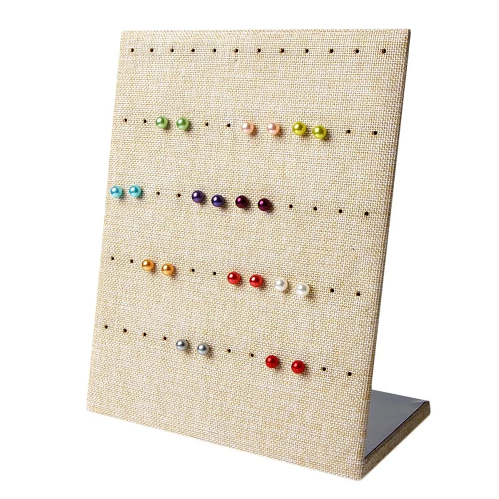 60 Holes Earring Jewelry Display Holder Rack Stand Showcase Organizer Multi-Layer Stud Earrings Storage Rack Storage
60 Holes Earring Jewelry Display Holder Rack Stand Showcase Organizer Multi-Layer Stud Earrings Storage Rack Storage