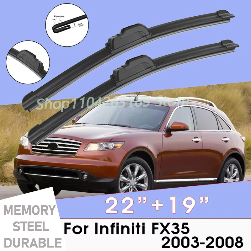 BEMOST Car Wiper Blades Front Window Windshield Rubber Refill Wiper For Infiniti FX35 2003-2008 22"+19" Car Accessories
BEMOST Car Wiper Blades Front Window Windshield Rubber Refill Wiper For Infiniti FX35 2003-2008 22"+19" Car Accessories