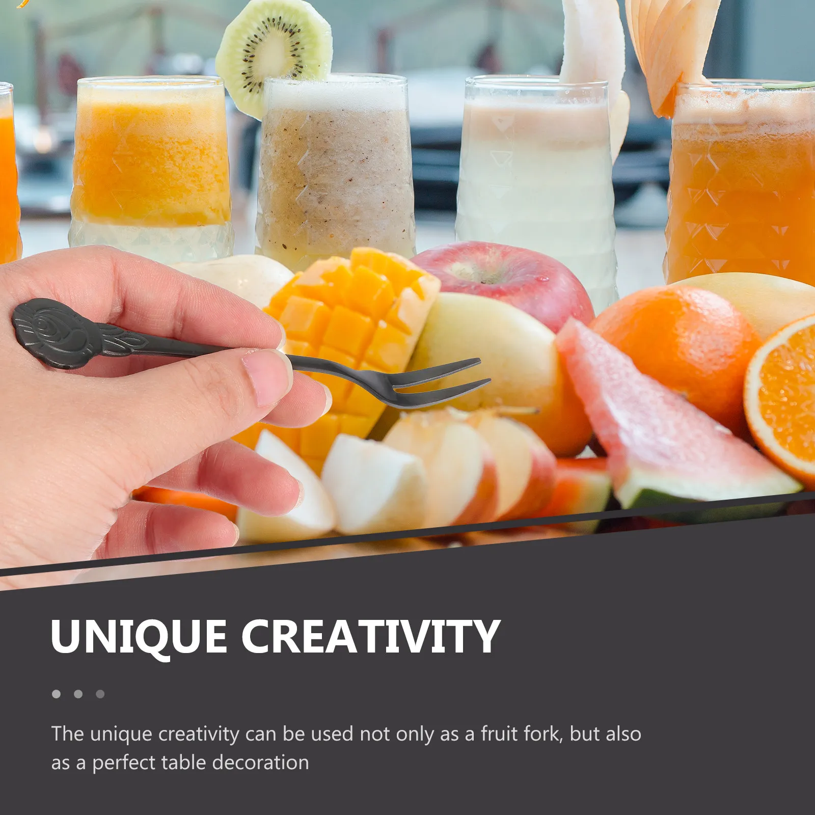 10Pcs Elegant Stainless Steel Fruit Forks Multi-Use Dessert Forks for Parties Cafes Hotels Appetizers Pastries Fruits Buffet
10Pcs Elegant Stainless Steel Fruit Forks Multi-Use Dessert Forks for Parties Cafes Hotels Appetizers Pastries Fruits Buffet