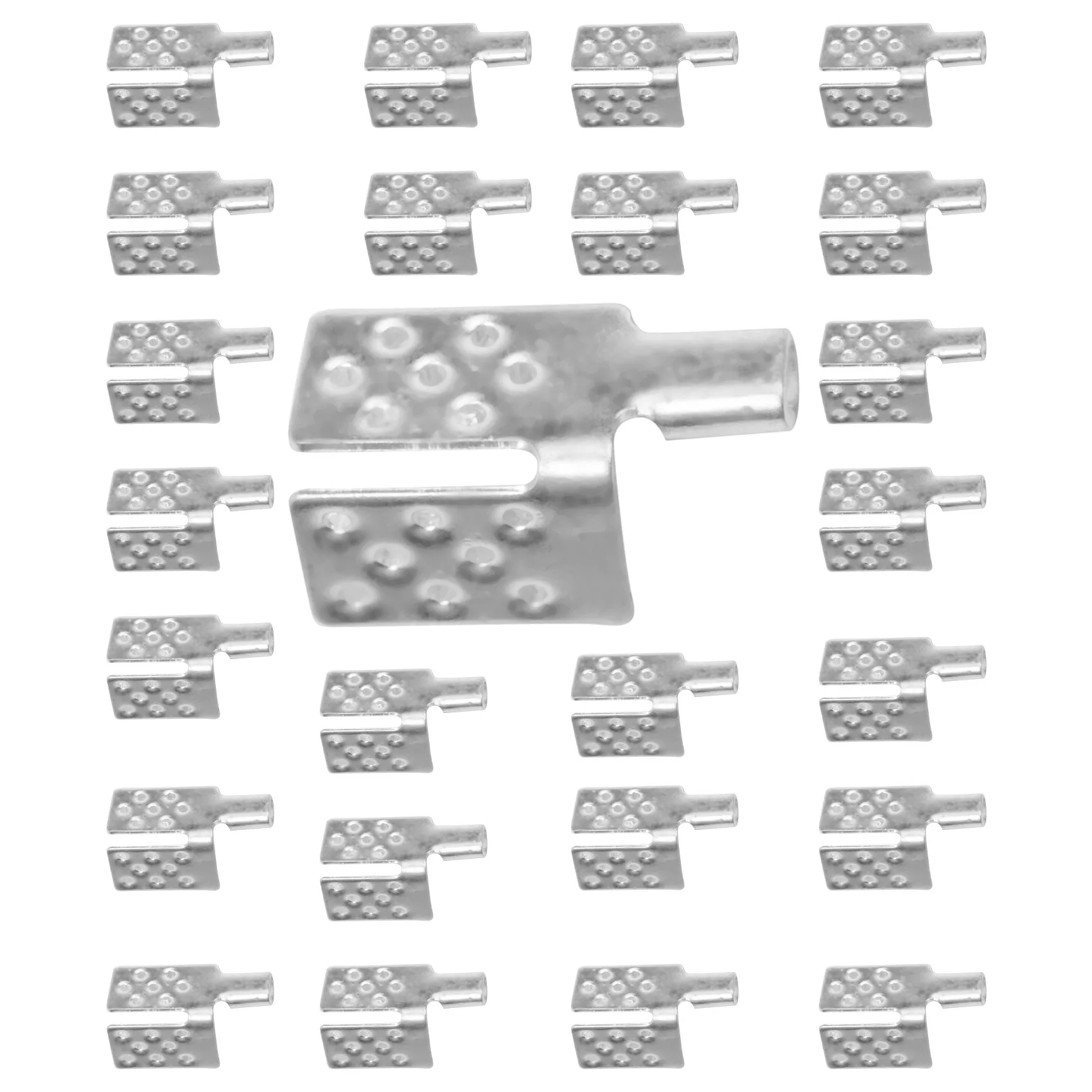 AB02 80Pcs Carbon Thermal Film Clamp Connector, Warm Floor Copper Plated Silver Clip Accessories, Floor Heating Film Clamp
AB02 80Pcs Carbon Thermal Film Clamp Connector, Warm Floor Copper Plated Silver Clip Accessories, Floor Heating Film Clamp