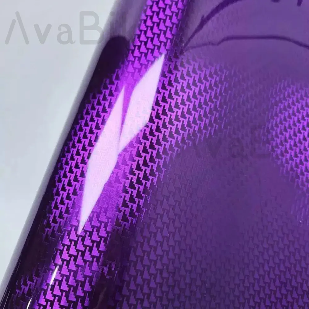 Purple Airplane Pattern Carbon Fiber Vinyl Film High Gloss Motorcycle Body Stickers Paint Replacement Wrap With Air Release
Purple Airplane Pattern Carbon Fiber Vinyl Film High Gloss Motorcycle Body Stickers Paint Replacement Wrap With Air Release