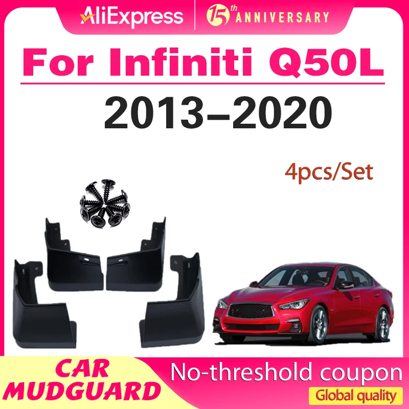 For Infiniti Q50 Q50S 2013 2014 2015 2016 2017 2018 2019 2020 Fender Mudguard Mud Flaps Guard Splash Flap Mudguards
For Infiniti Q50 Q50S 2013 2014 2015 2016 2017 2018 2019 2020 Fender Mudguard Mud Flaps Guard Splash Flap Mudguards