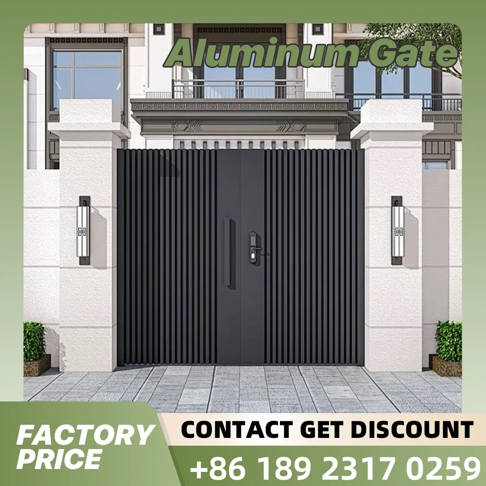 Latest Design Courtyard Gate House Gate Design High Quality Villa Main Entrance Gates Electric Modern Aluminum Gates
Latest Design Courtyard Gate House Gate Design High Quality Villa Main Entrance Gates Electric Modern Aluminum Gates