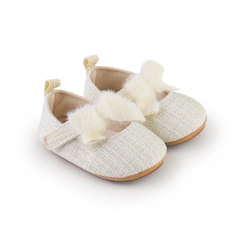 Baby Girl Shoes Bowknot Wedding Princess Dress Flats Shoes Slippers Non-slip Rubber Sole Toddler First Walking Crib Shoes
Baby Girl Shoes Bowknot Wedding Princess Dress Flats Shoes Slippers Non-slip Rubber Sole Toddler First Walking Crib Shoes