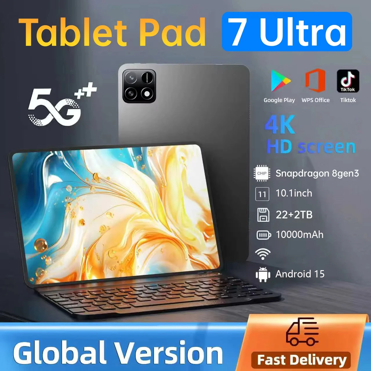 2025 New HOT Original Tablet Pad 7 Ultra Tab PC Snapdragon 10.1inch HD Screen Global 10000mAh 5G Dual Card WiFi
2025 New HOT Original Tablet Pad 7 Ultra Tab PC Snapdragon 10.1inch HD Screen Global 10000mAh 5G Dual Card WiFi