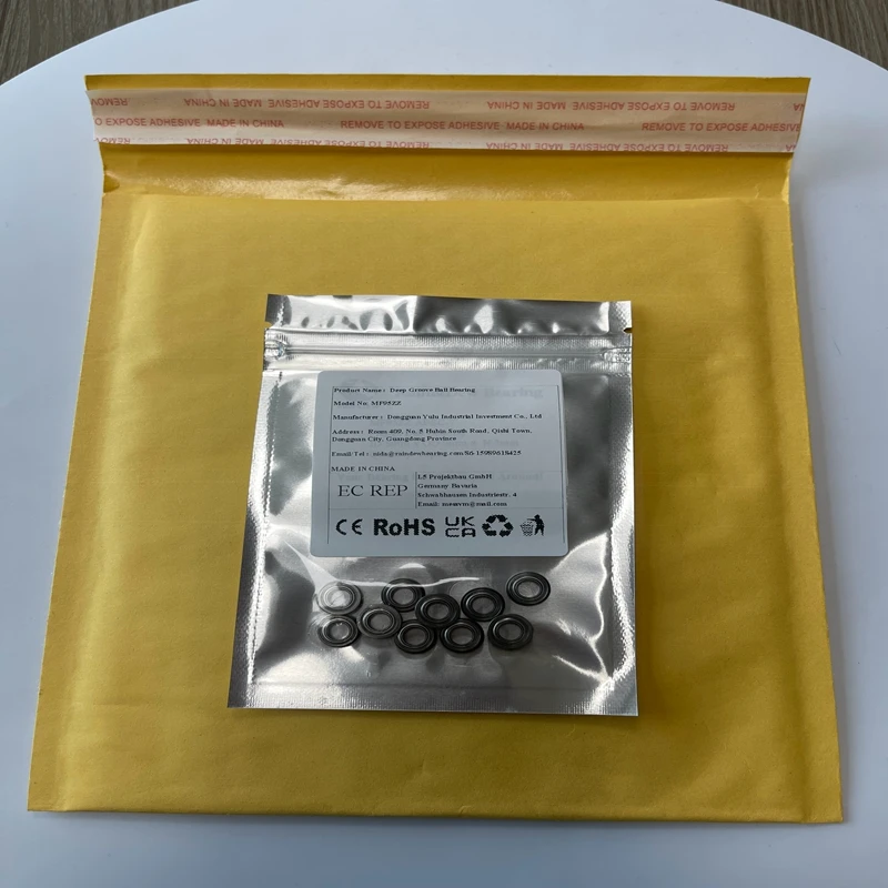 10PCS MF95ZZ 5x9x3 mm Flanged Ball Bearing ABEC-7 MF95ZZ Flange Bearing Miniature Flanged Bearing
10PCS MF95ZZ 5x9x3 mm Flanged Ball Bearing ABEC-7 MF95ZZ Flange Bearing Miniature Flanged Bearing