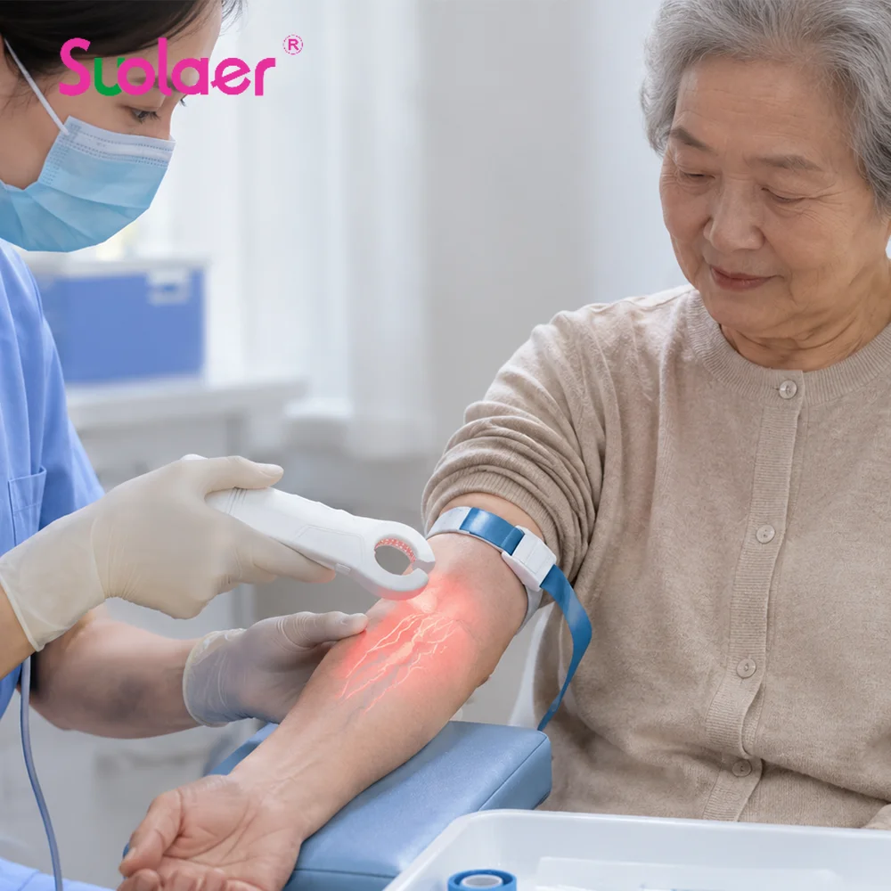 Vein Finder Light, Rechargeable Vein Finder Viewer, Efficient Handheld Veins Locator Detector for All Ages and Skin, for Nurse
Vein Finder Light, Rechargeable Vein Finder Viewer, Efficient Handheld Veins Locator Detector for All Ages and Skin, for Nurse