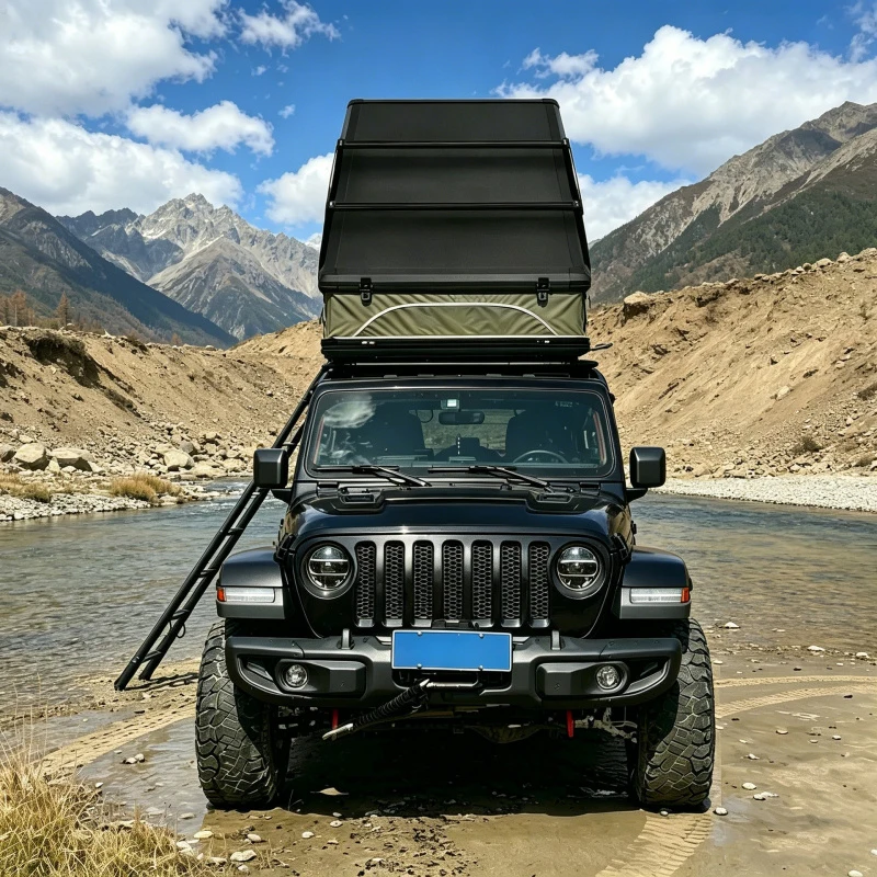 Hydraulic Quick Open Triangular Hard Roof Tent 2 Person Outdoor Camping
Hydraulic Quick Open Triangular Hard Roof Tent 2 Person Outdoor Camping