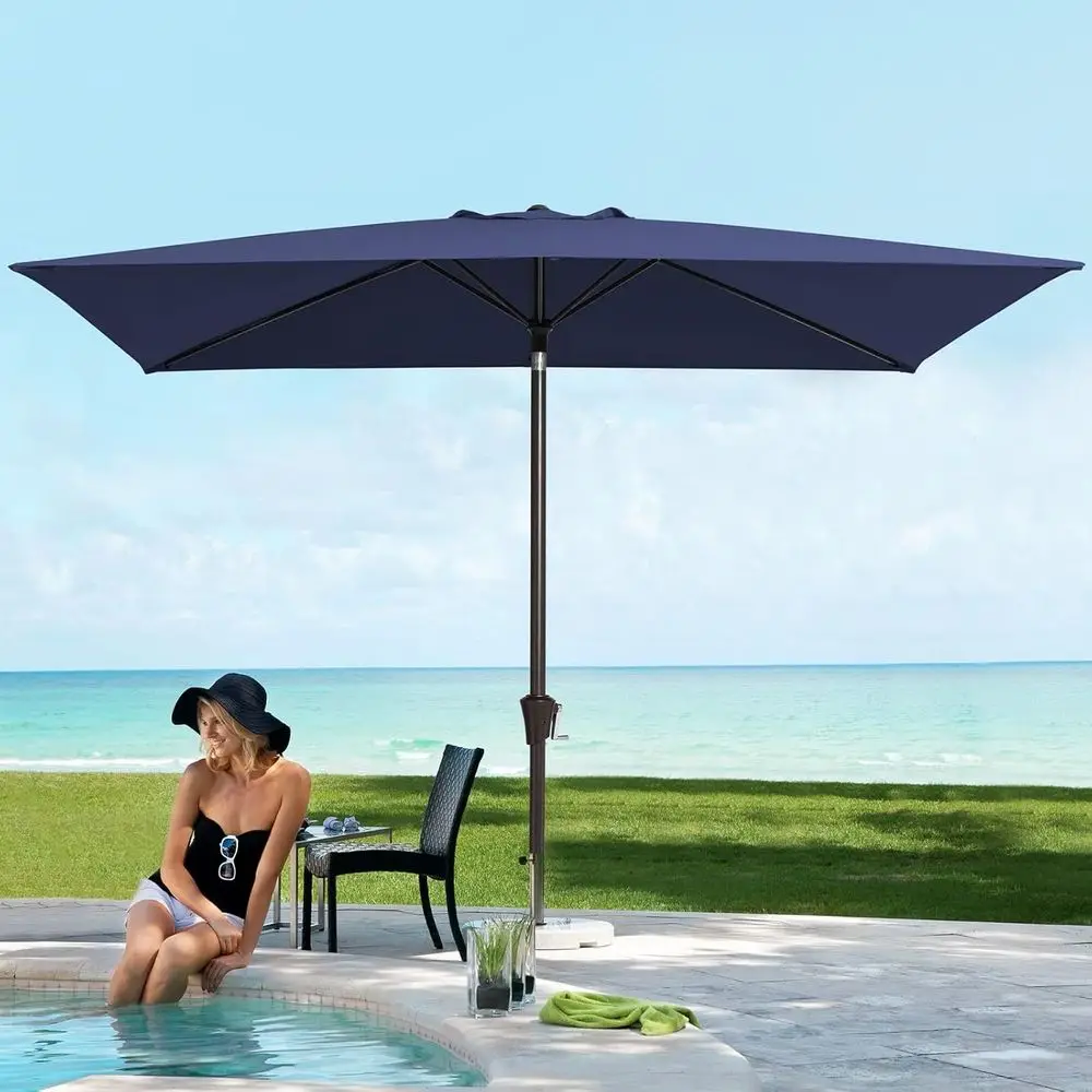 10ft Patio Umbrella with Auto Tilt, UV-Resistant for Outdoor, Navy
10ft Patio Umbrella with Auto Tilt, UV-Resistant for Outdoor, Navy